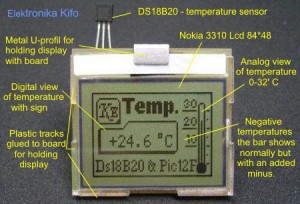 A DIY microcontroller project with a reused Nokia display