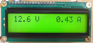 PIC-microcontroller based V/A-meter