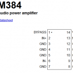 LM384 Pinout